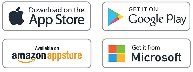Plataforma apps App Store de Apple, Google Play y Amazon Appstore