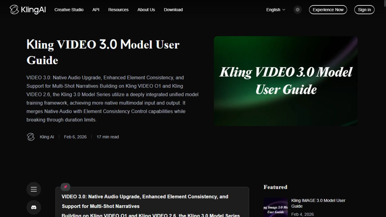 Mejores IA para crear y editar videos en 2026 Kling Video 3.0 para generar vídeos con IA y audio nativo